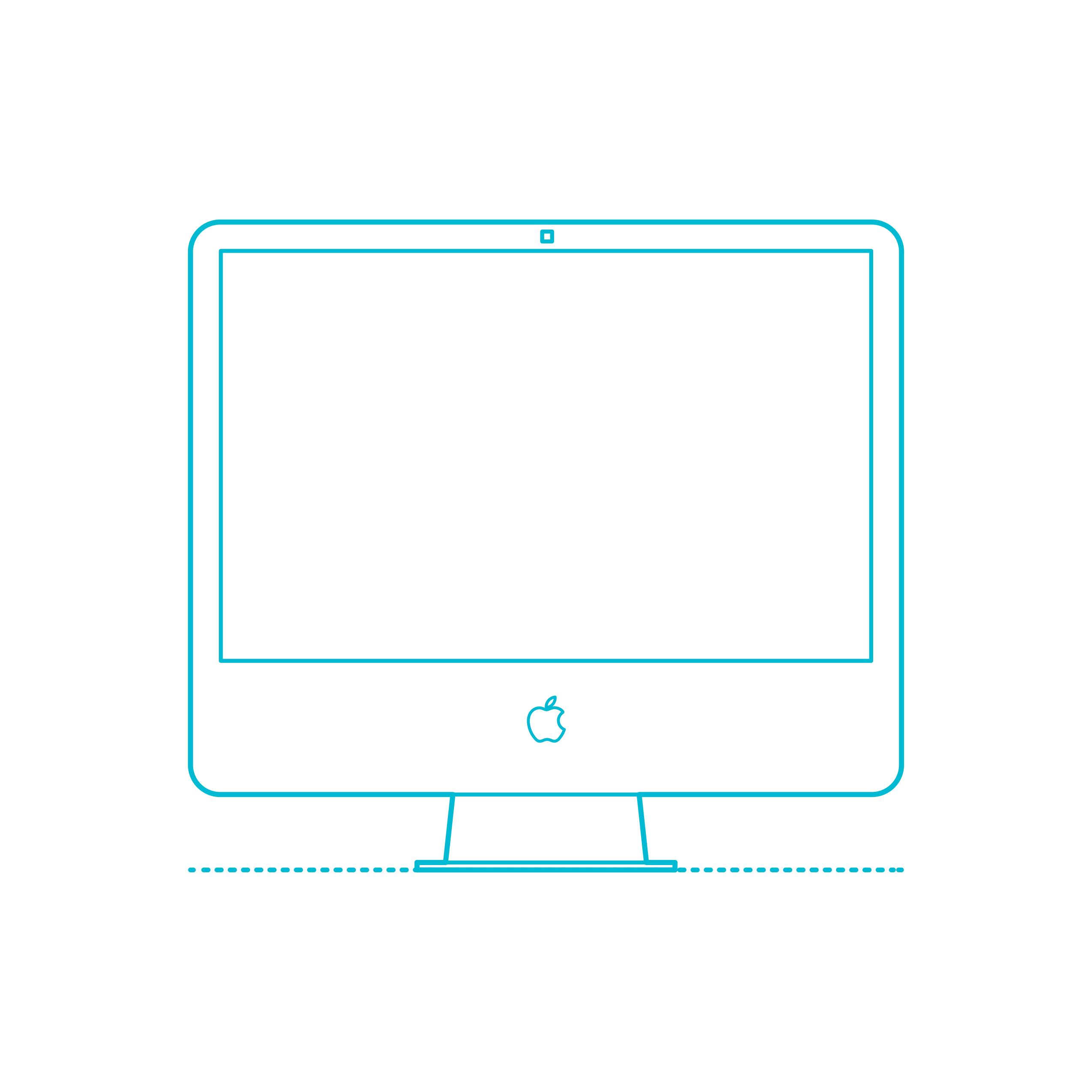 Guide Digital Apple Imac Intel Plastic 24 Inch 2006 Sketch Drawing Svg Vector Free Vectors